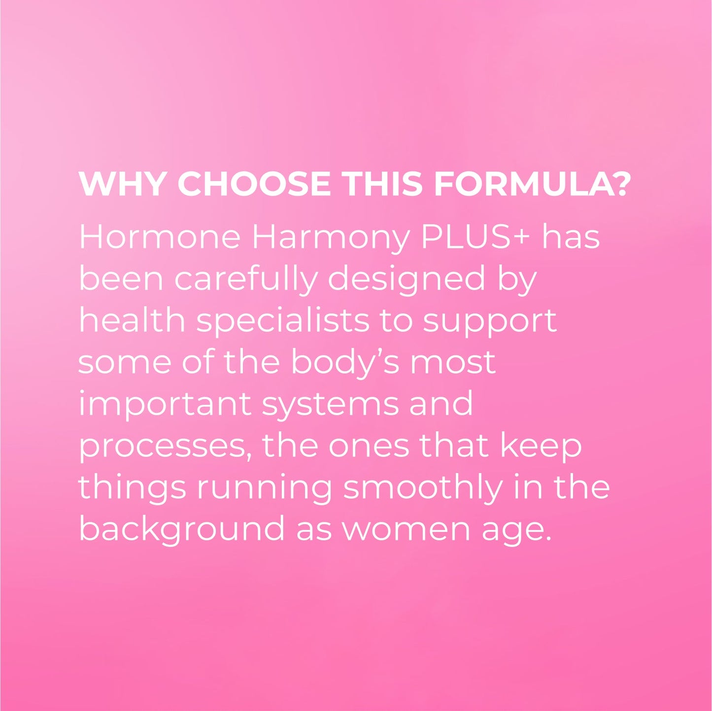 New Hormone Harmony PLUS